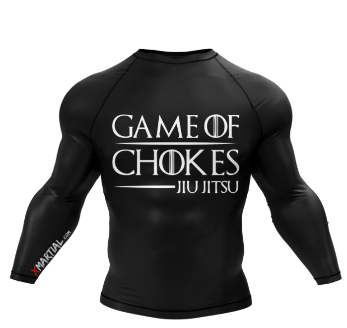 GAME OF CHOKES RASH GUARD - XMARTIAL SLEEVE